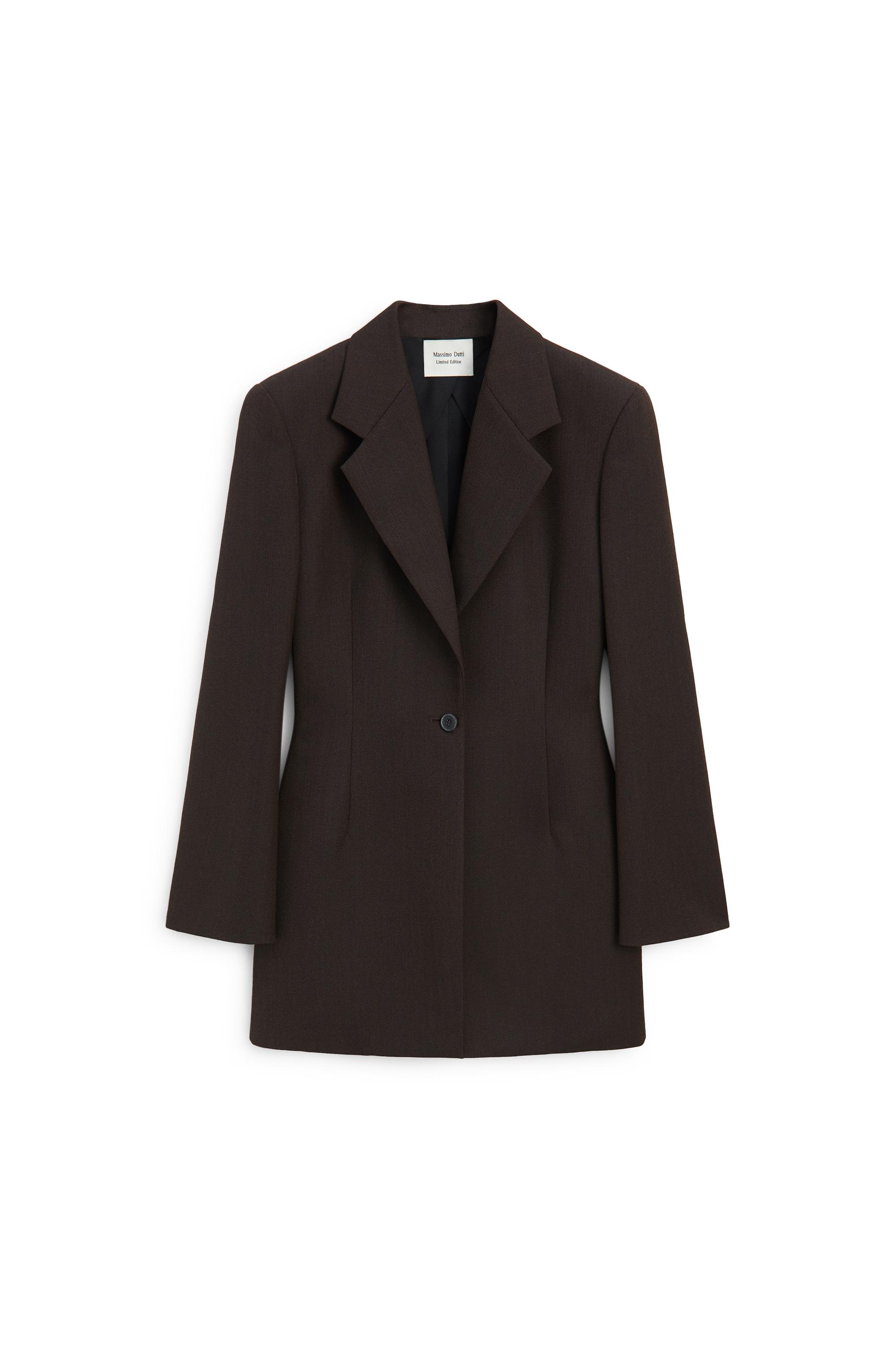 100% wool button detail blazer - LIMITED EDITION