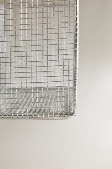 METAL ORGANISER BASKET - Light grey by Zara - Image 3