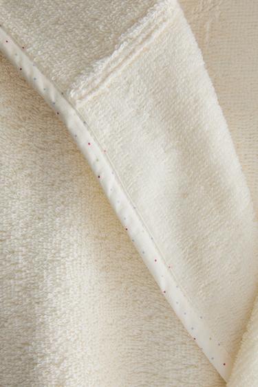KIDS' POLKA DOT BATHROBE - Light beige by Zara - Image 3