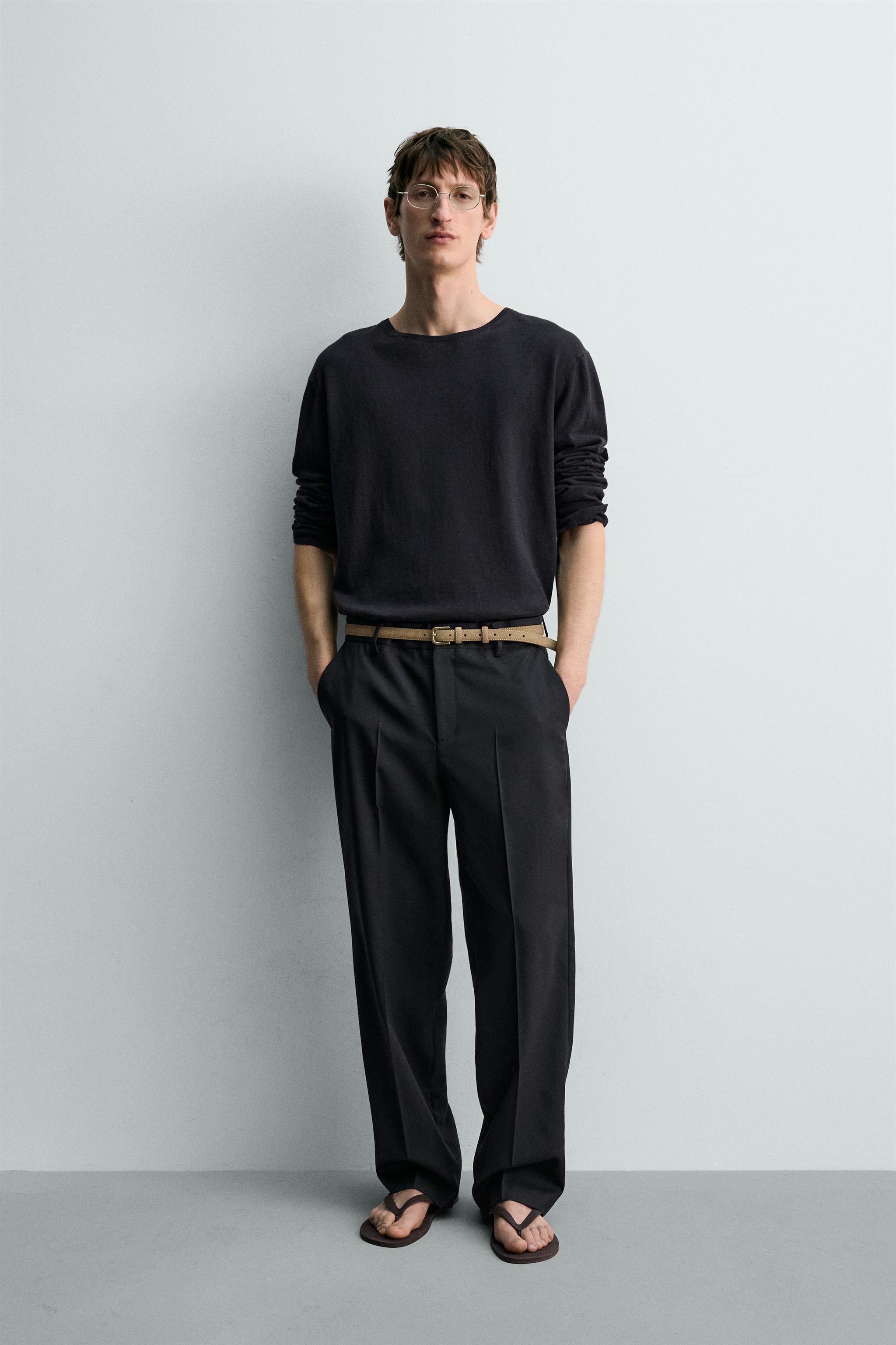 LIGHTWEIGHT COTTON LINEN BLEND JUMPER
