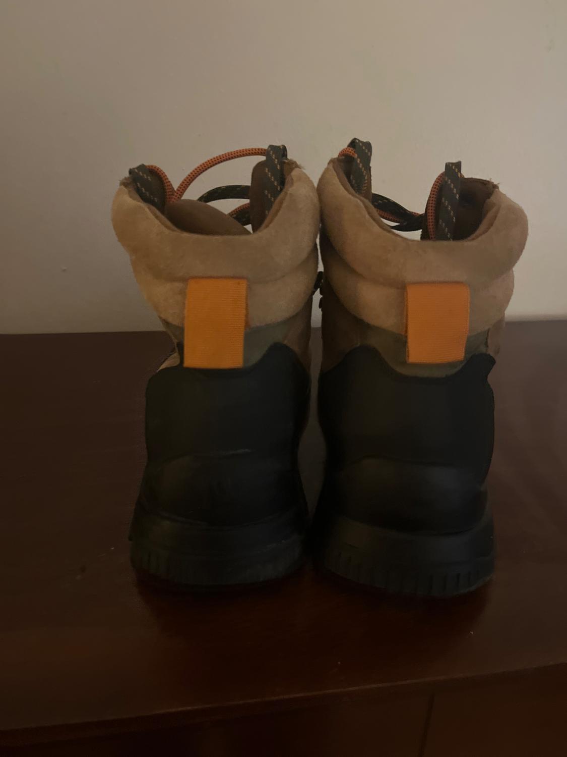 CHUNKY SOLE MENS TREKKING BOOTS MULTIPLE LACES - Image 4