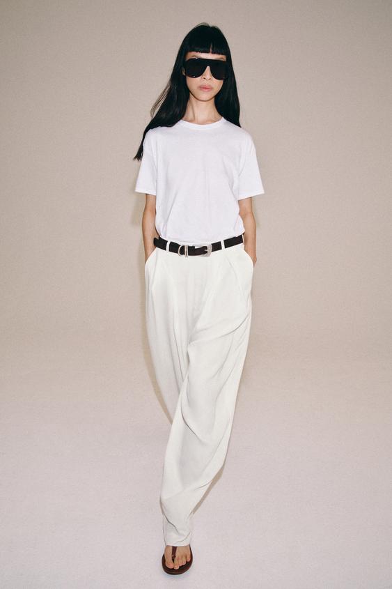 ZW COLLECTION FLOWY DARTED PANTS from Zara - $99.90