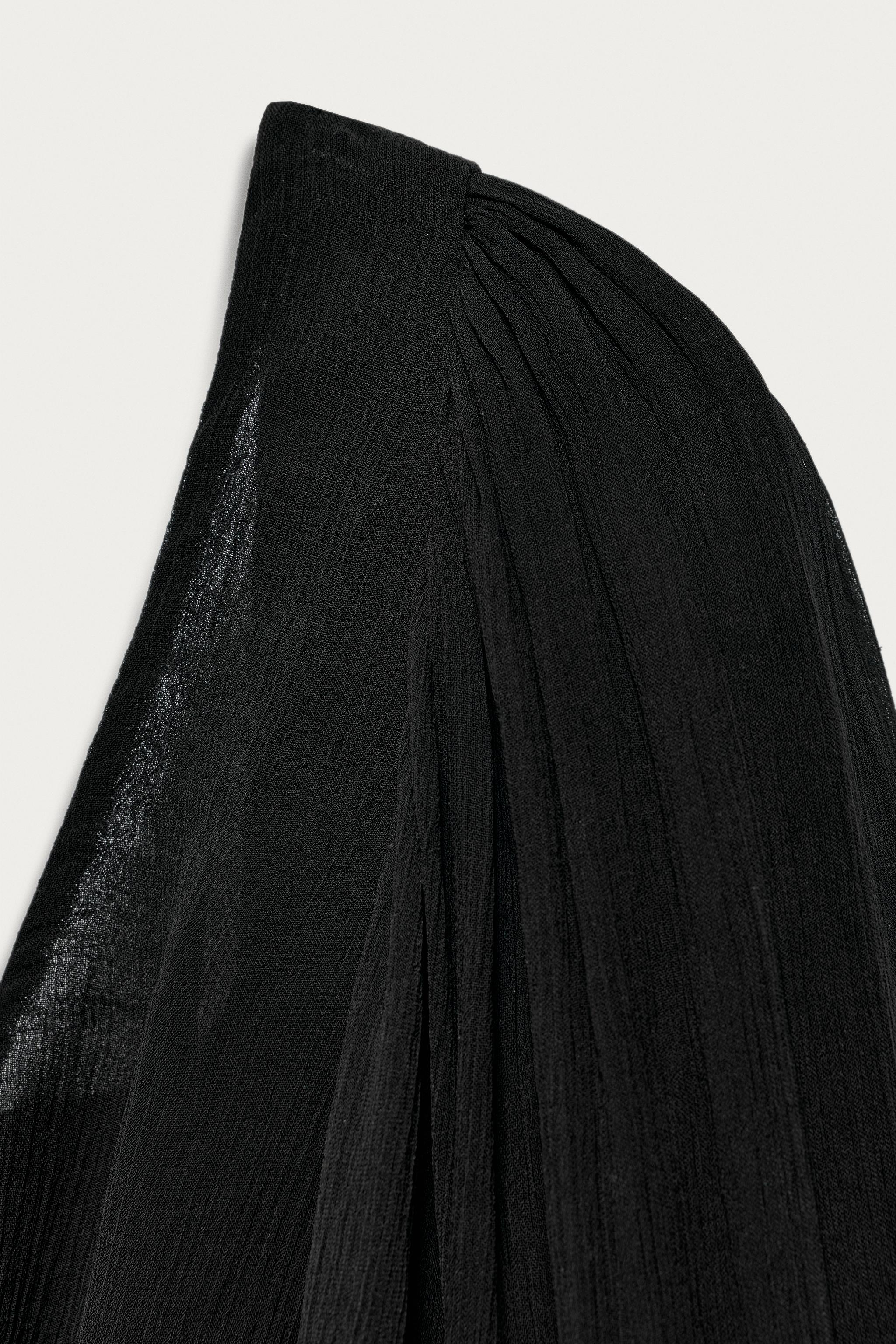 Женские рубашки Zara RUFFLED TOP MARISA BERENSON X — фото 3