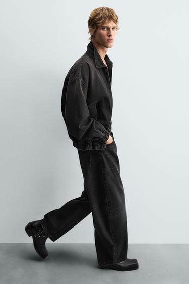 BALLOON FIT JEANS - Black by Zara