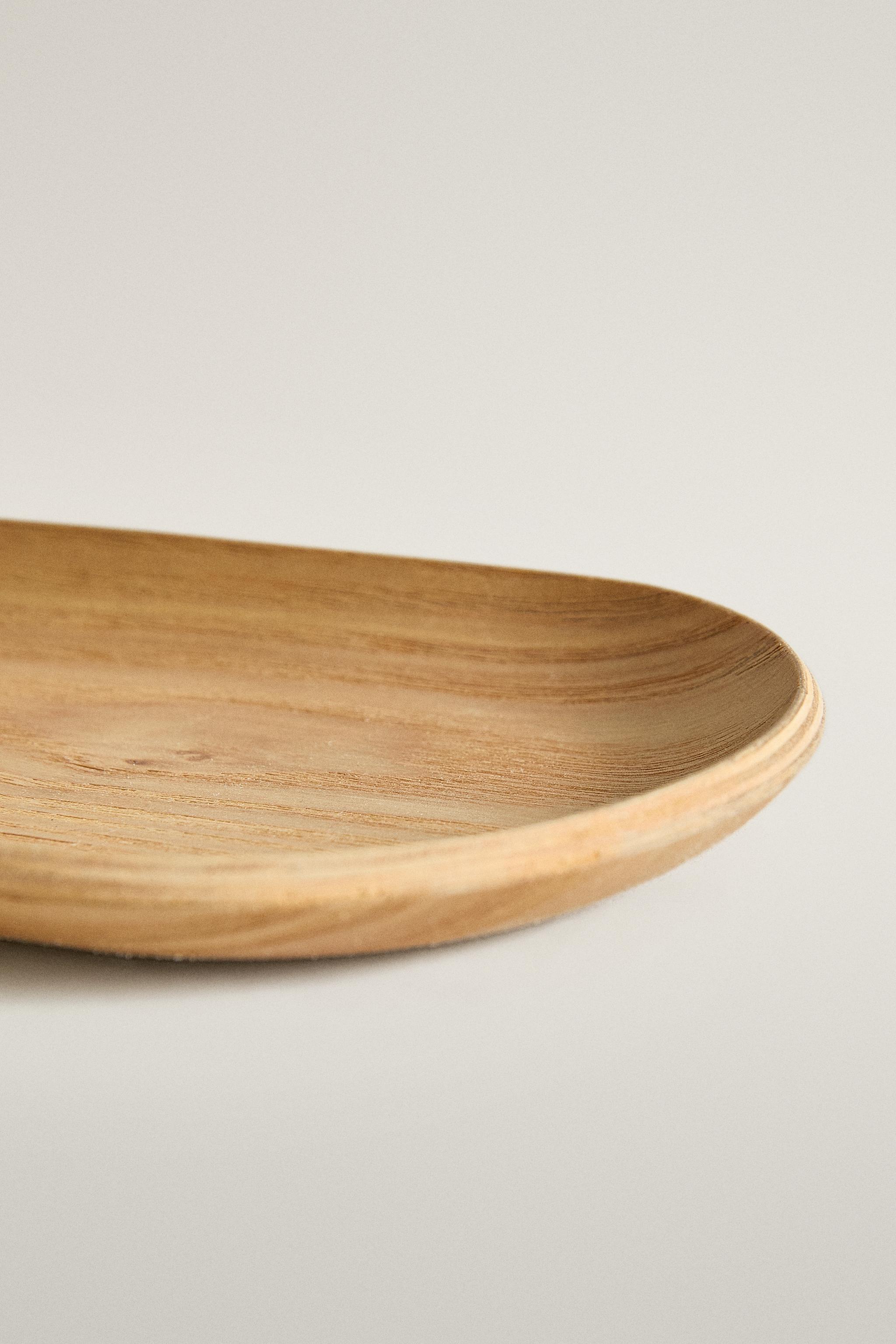 OVAL WOODEN TRAY