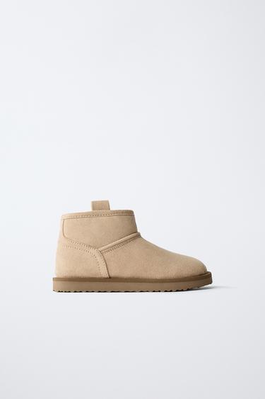 Zara WINTER BOOTS - Taupe Gray