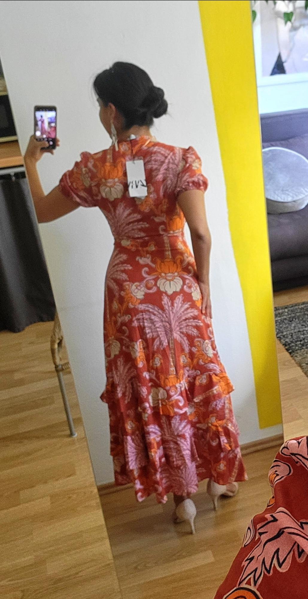 ZW COLLECTION PRINTED MIDI DRESS - Image 2