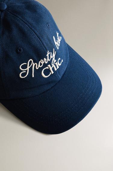 CASQUETTE COTON TENNIS - Bleu de Zara - Image 2