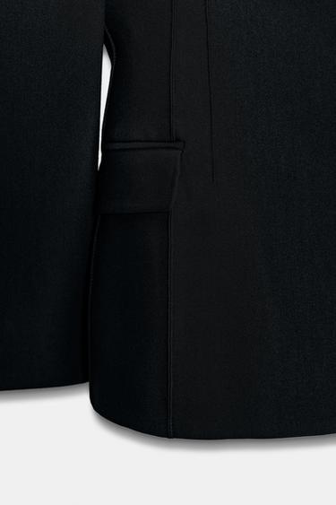 BLAZER AJUSTÉE COLLECTION ZW - Noir de Zara - Image 9