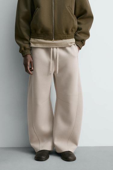 CALÇA BALLOON FIT EFEITO NEOPRENE - Pedra da Zara