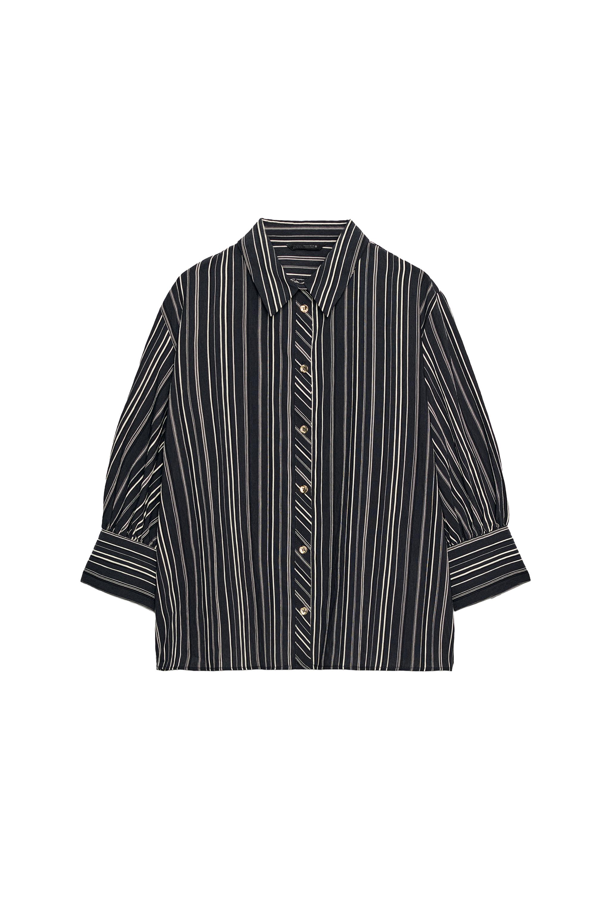 CAMISA RAYAS MANGA FRANCESA