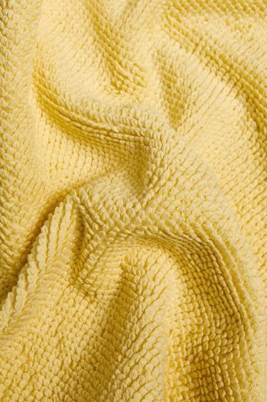 سجادة حمام سادة مضادة للانزلاق - أصفر وسط الخاص بـ Zara