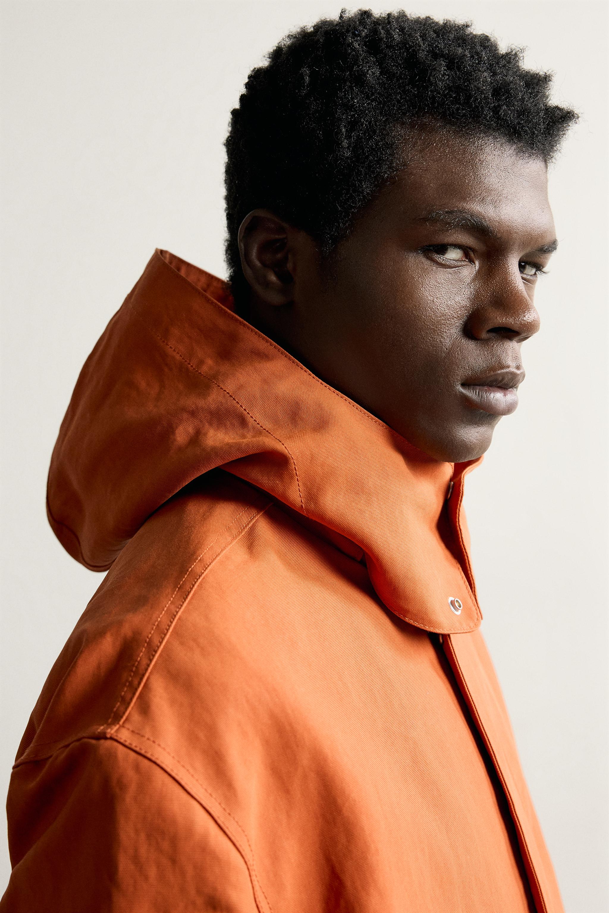Мужские куртки Zara REGULAR FIT TECHNICAL JACKET — фото 5