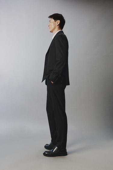 PANTALON DE COSTUME CONFORT - Noir de Zara - Image 3