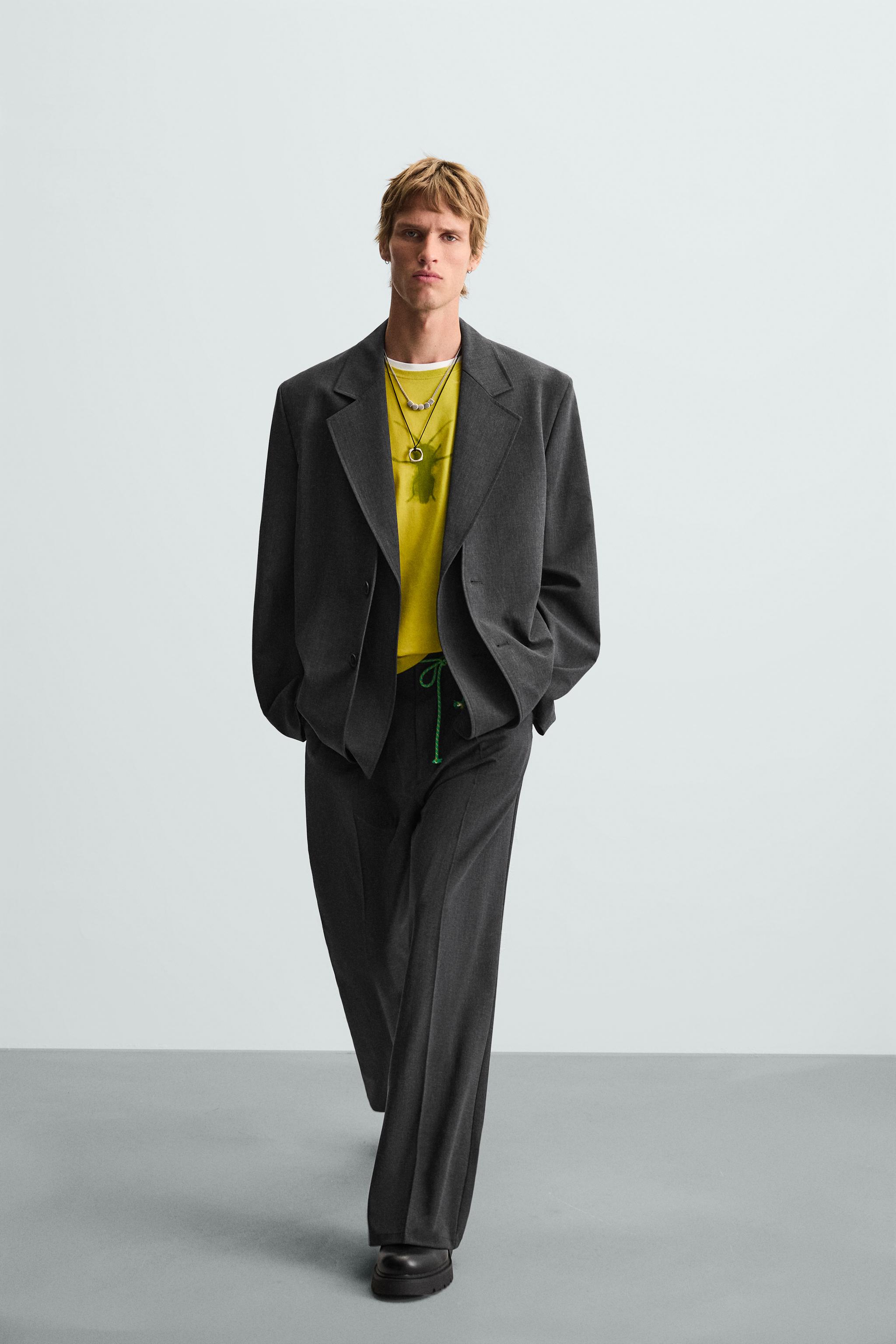 新作ZARA　RELAXED FIT スーツブレザー 新作ZARA RELAXED FIT スーツブレザー