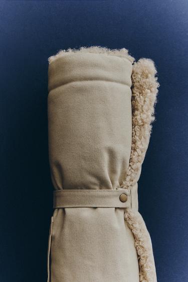 Zara ROLL-UP FLOOR PET BLANKET - 米色