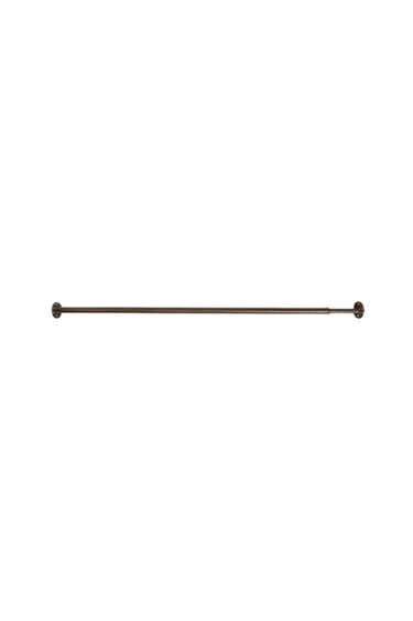 EXTENDIBLE METALLIC CURTAIN POLE - Black by Zara