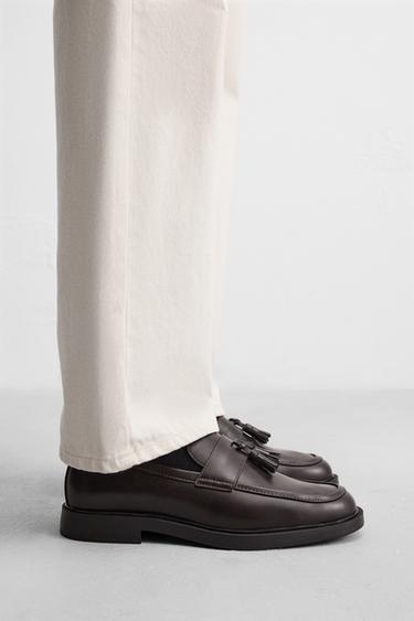 TASSEL DRESS LOAFERS - Brown by Zara - Image 0