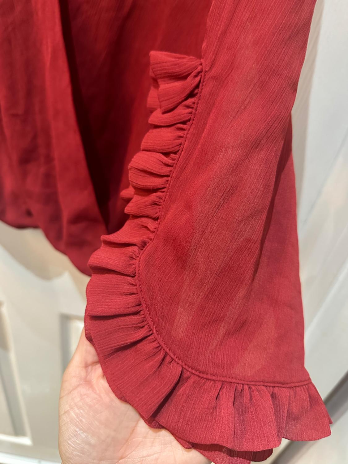 RUFFLED SLEEVE BLOUSE - Image 4