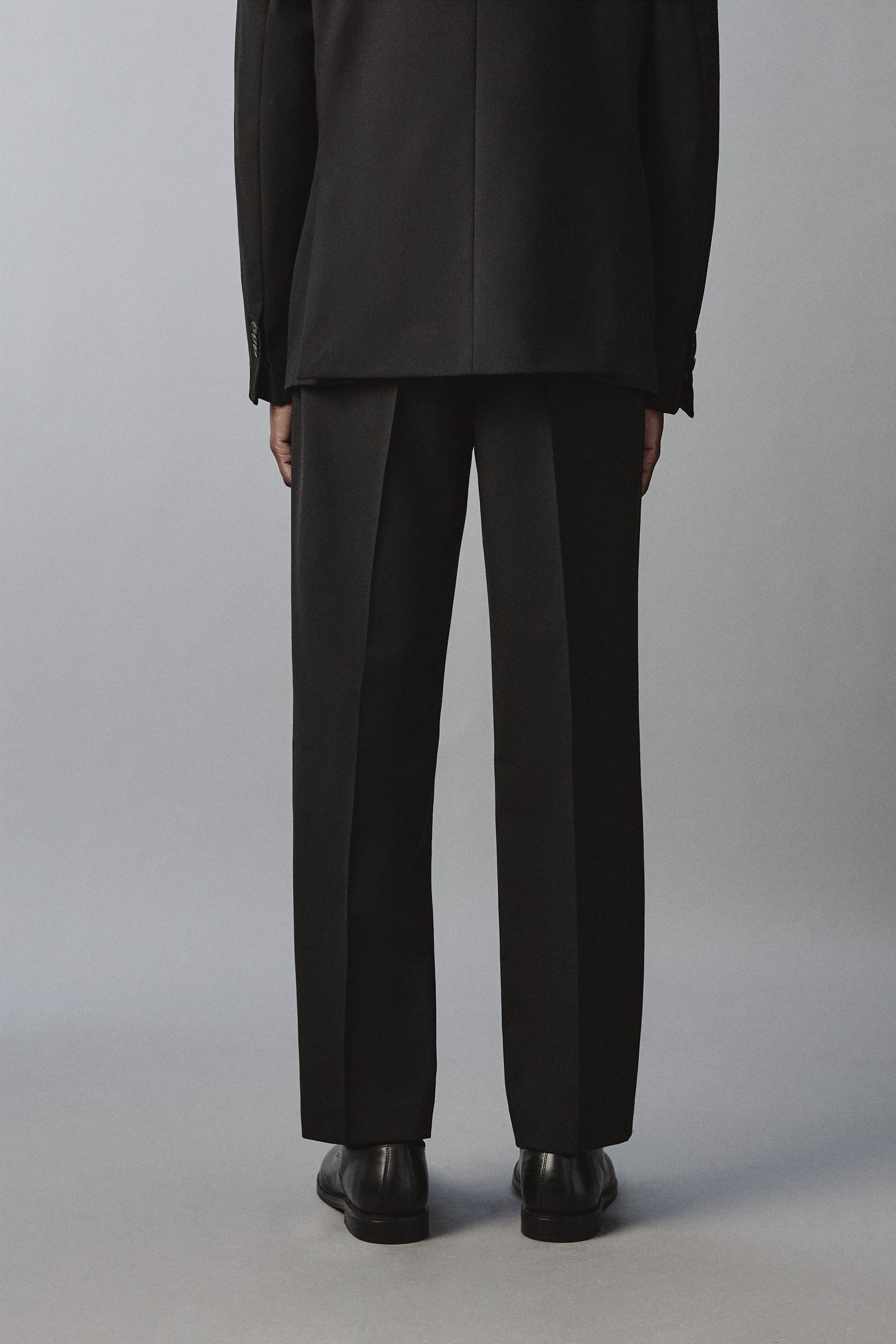 100% WOOL SUIT PANTS