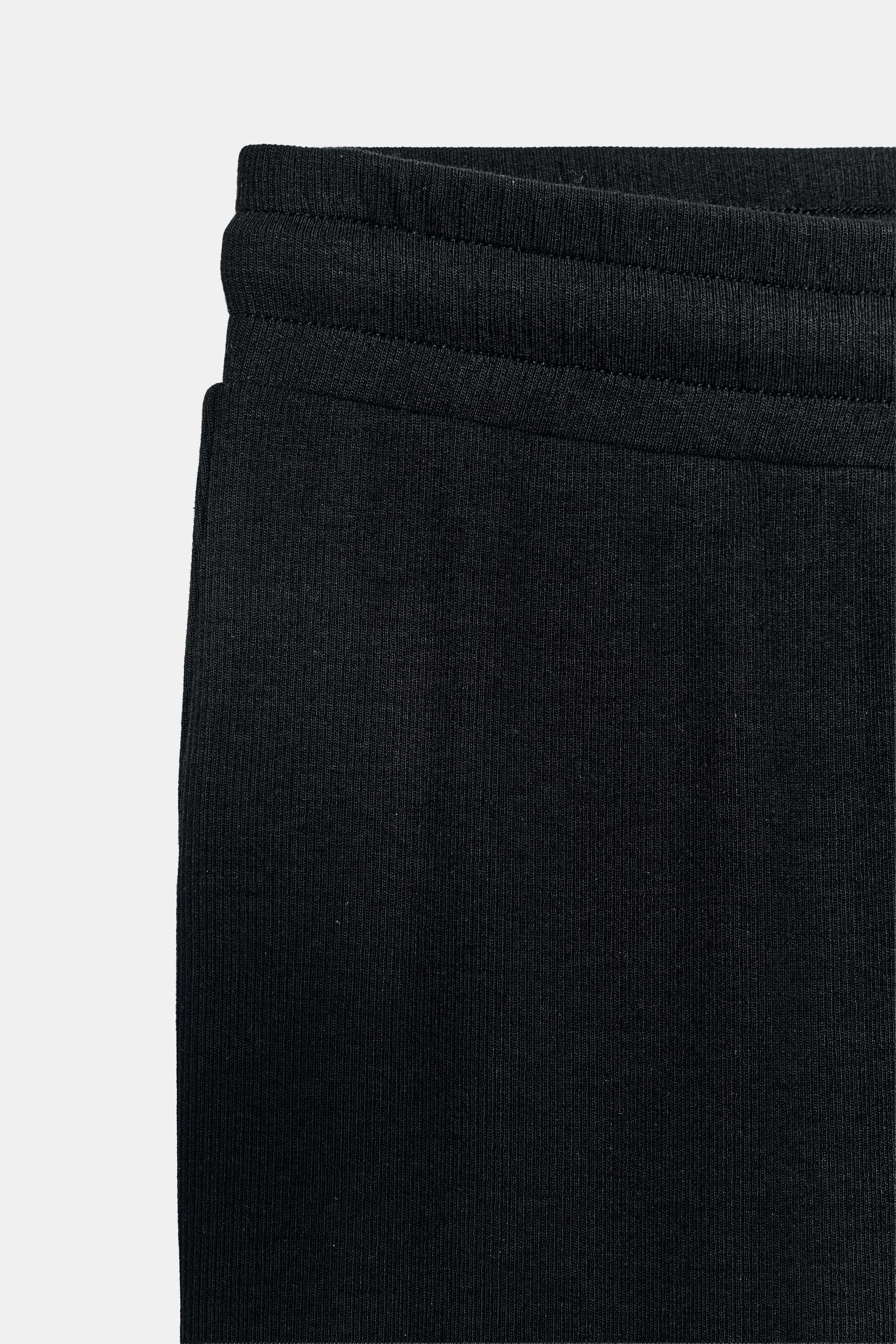 RIBBED STRAIGHT LEG PANTS