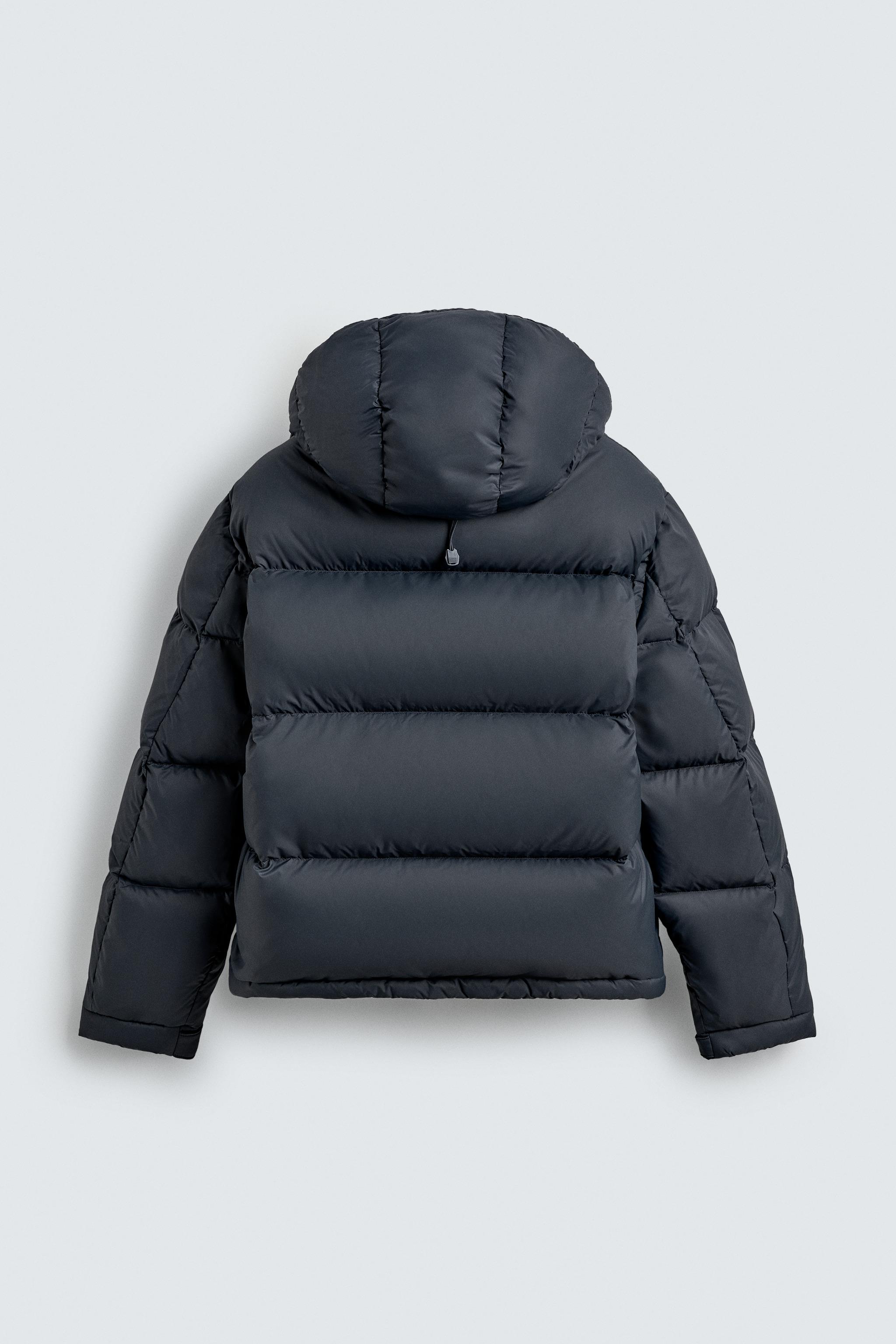 100% FEATHER WATER REPELLENT PUFFER JACKET