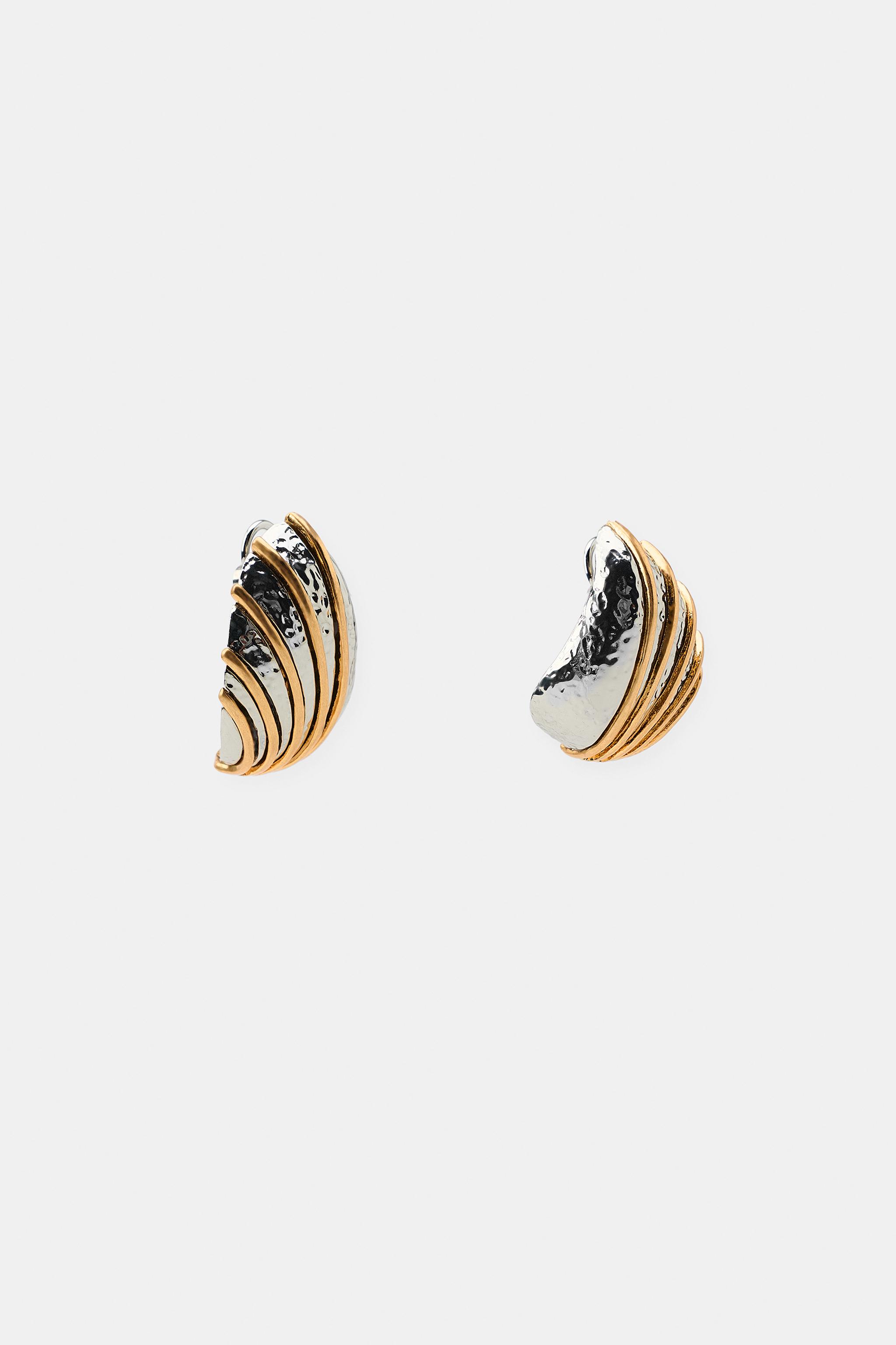 STRIPED COMBINATION EARRINGS