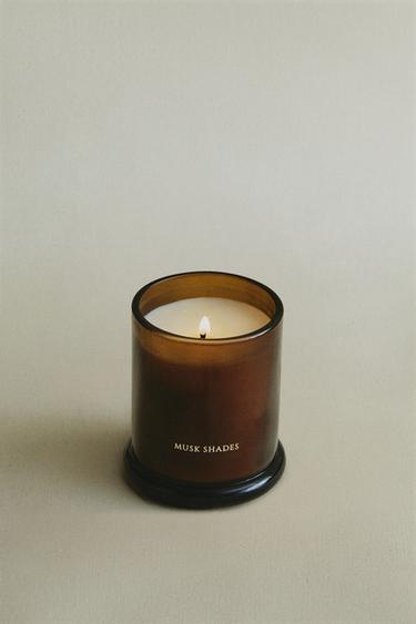 (150 G) MUSK SHADE SCENTED CANDLE - Light yellow by Zara - Image 5