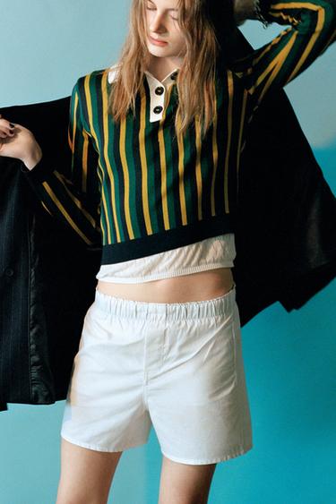 STRIPED POLO KNIT SWEATER - Multicoloured by Zara - Image 0