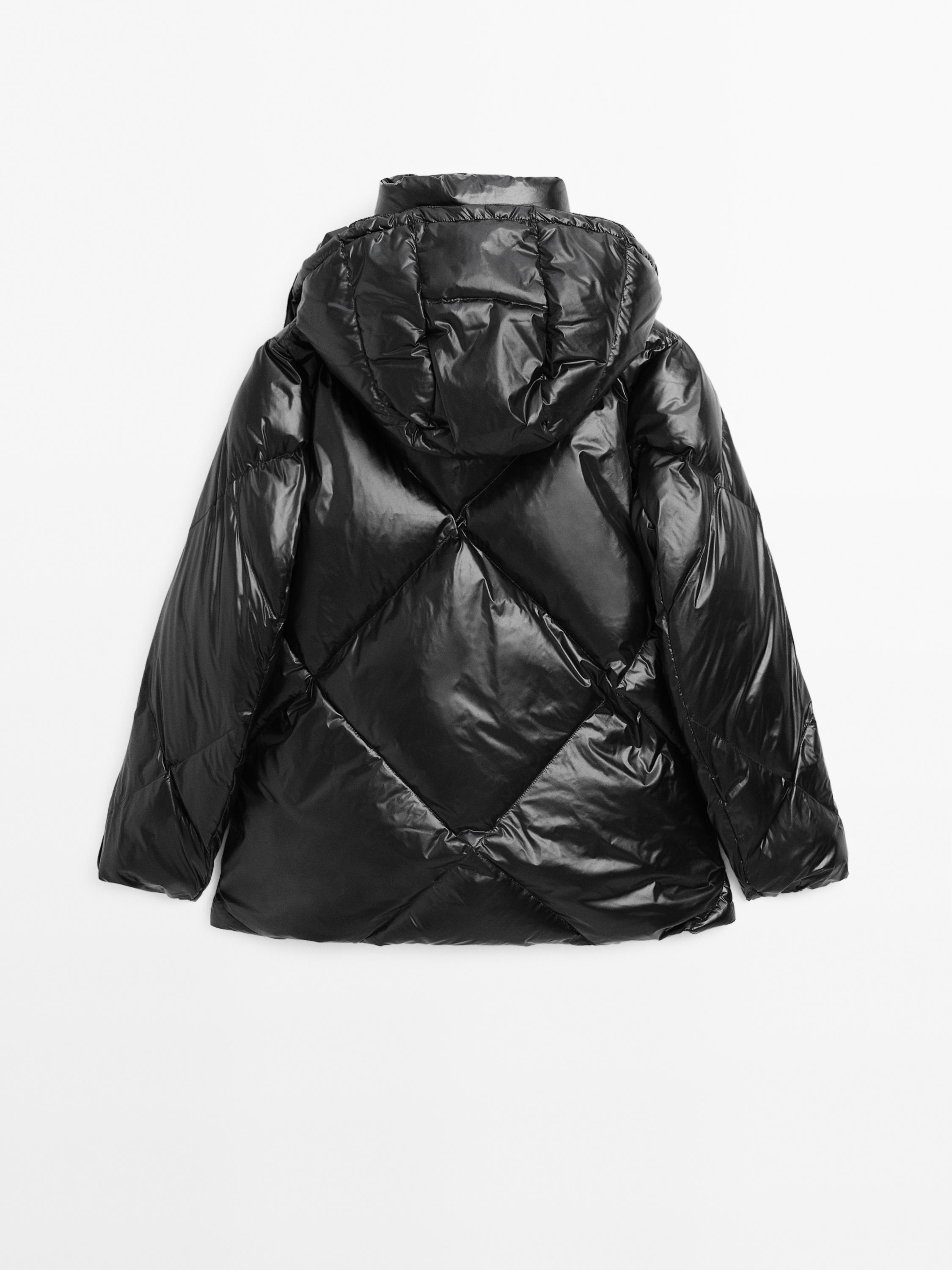 Water-repellent down puffer jacket