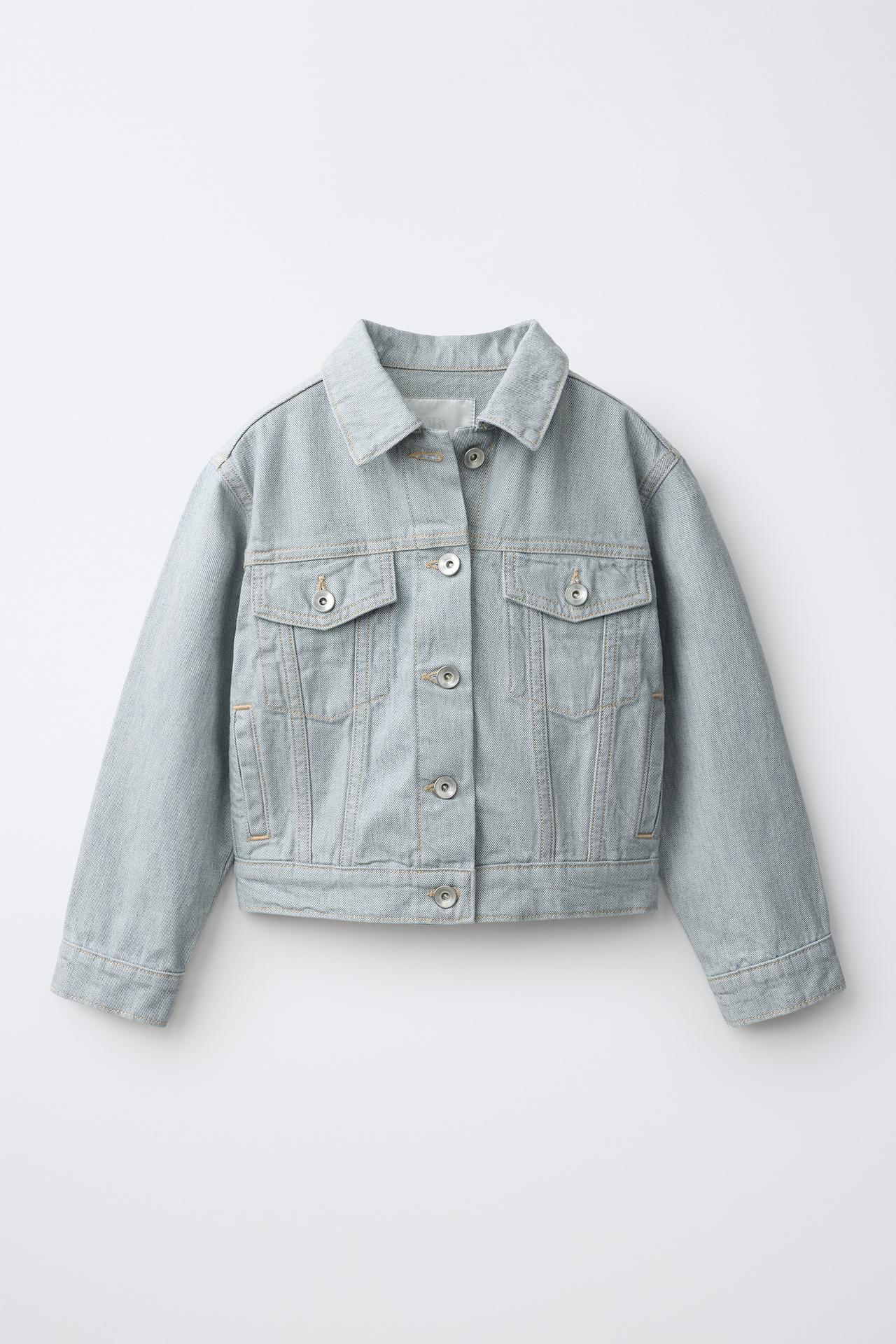DENIM JACKET — Light blue