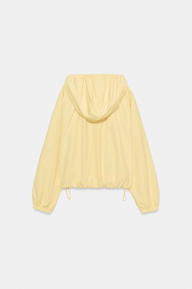 NYLON JACKET WITH TIES - Yellow by Zara - Image 6