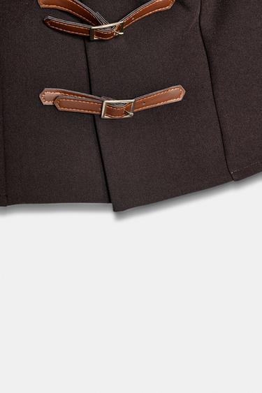 TOP À PASSANTS - Marron de Zara - Image 7