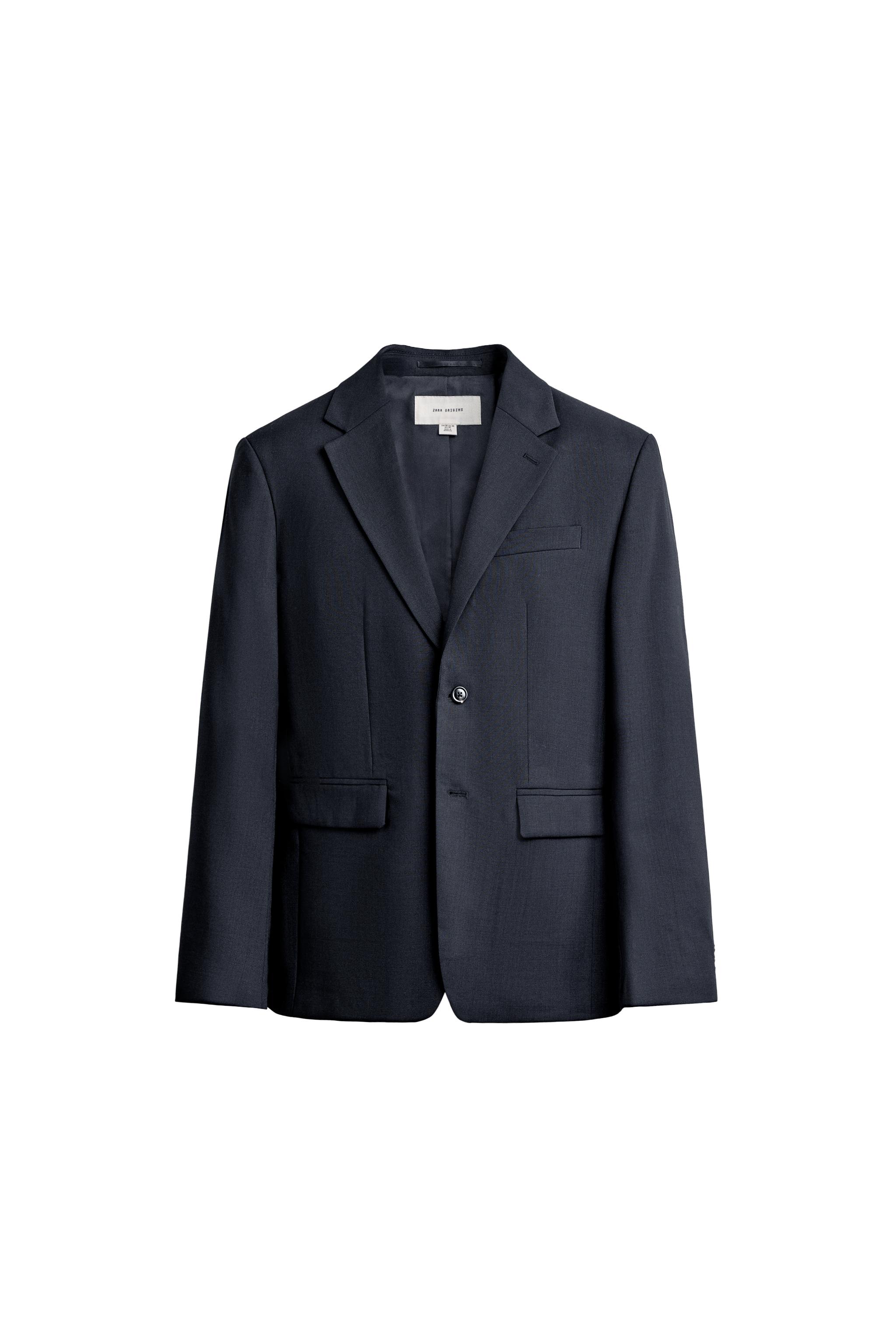 100% WOOL REGULAR FIT SUIT BLAZER