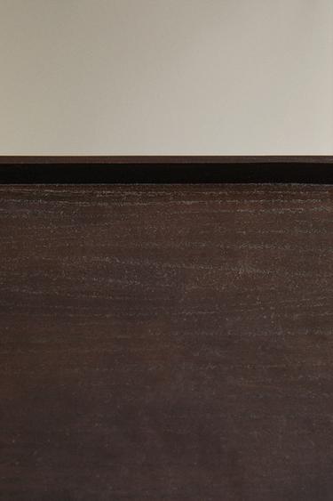 PLATEAU DE BAIN BOIS - Marron foncé de Zara - Image 4