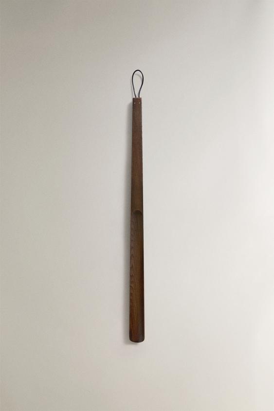 XL WOODEN SHOEHORN - Brown by Zara - Image 0