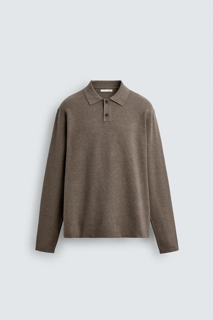 ZARA SOFT KNIT POLO SHIRT