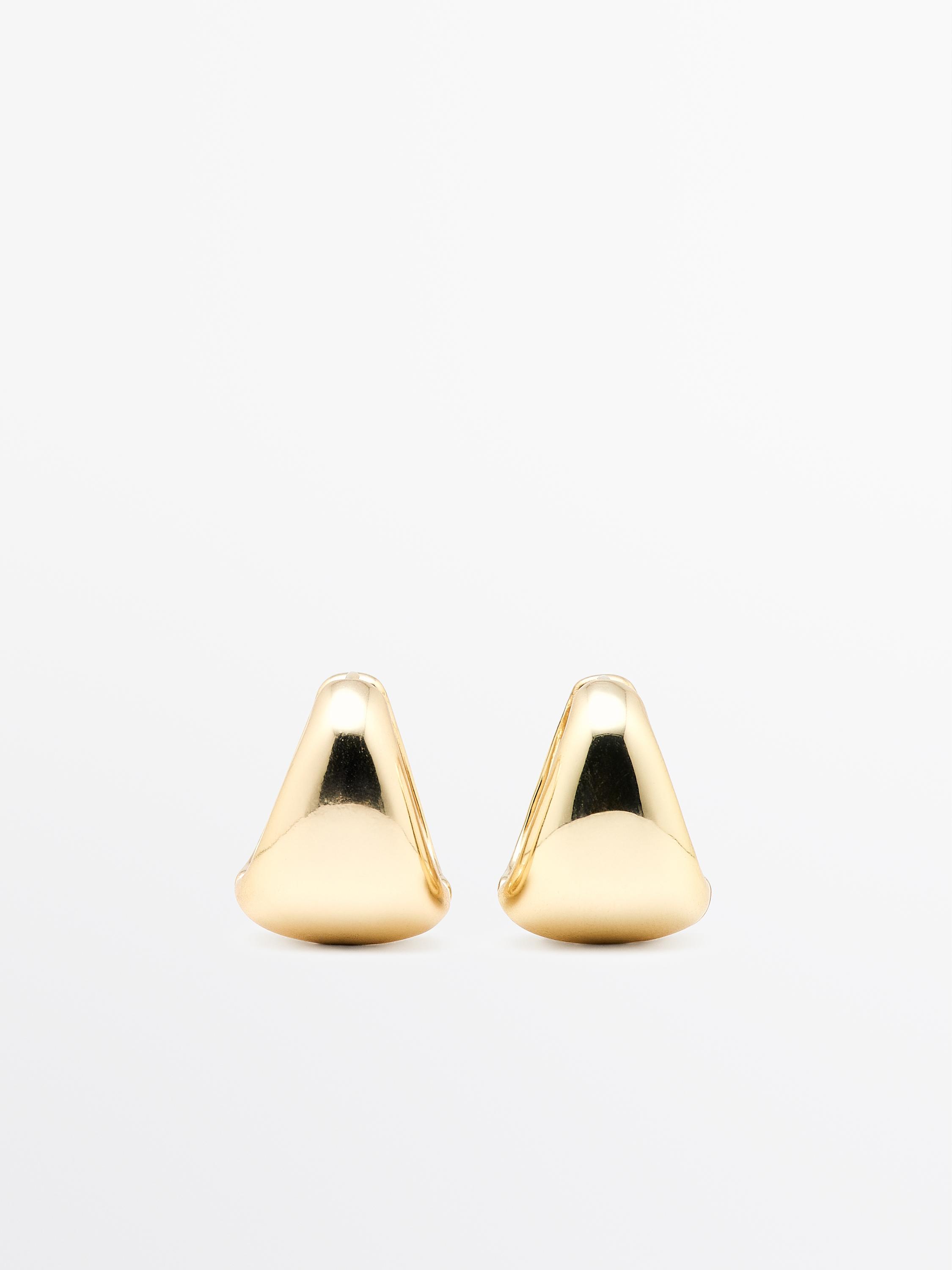 Irregular ball earrings