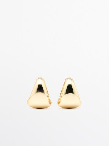 Zara Irregular ball earrings - Golden