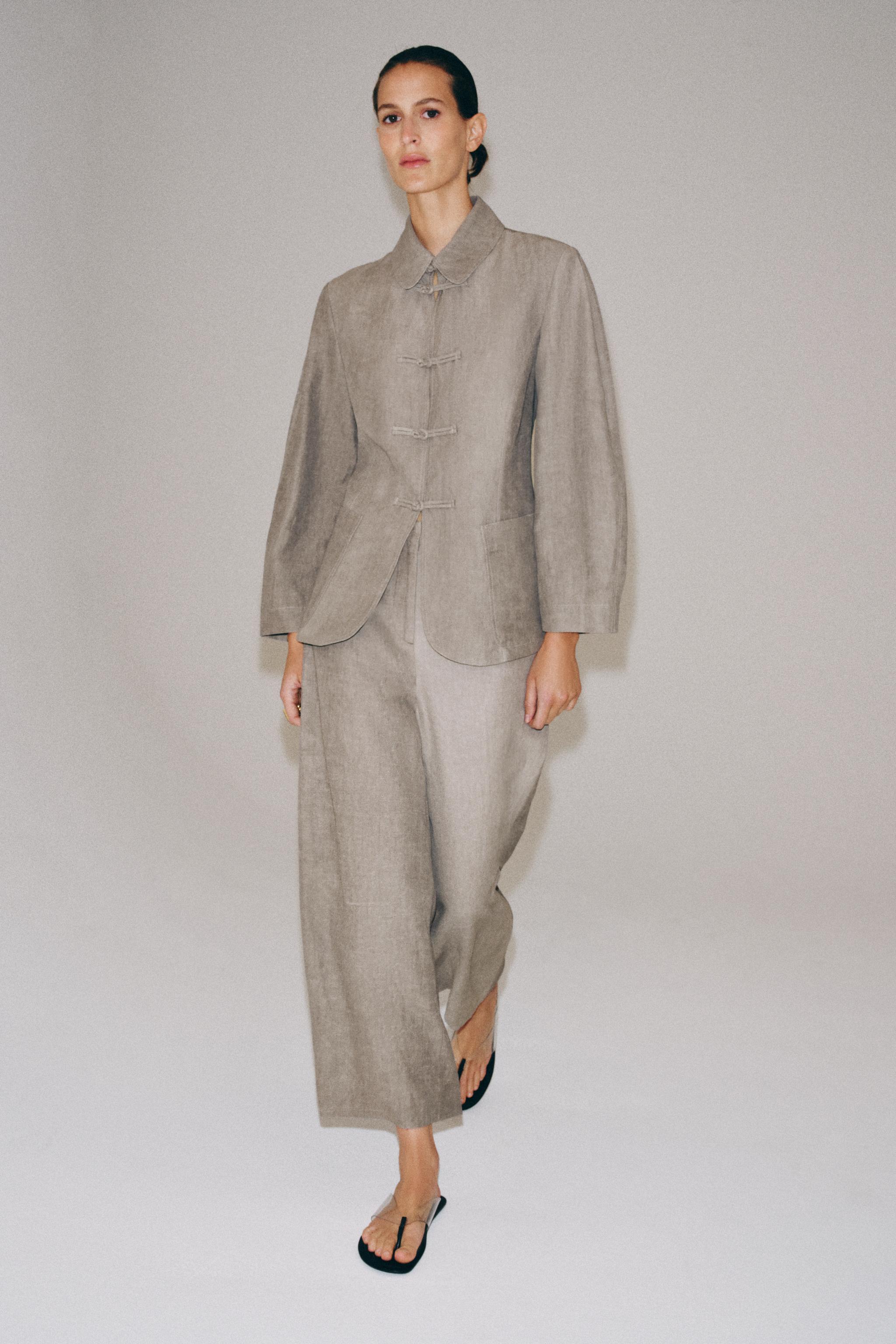 BALLOON PANTS ZW COLLECTION - Gray marl | ZARA Canada BALLOON PANTS ZW COLLECTION - Gray marl | ZARA Canada
