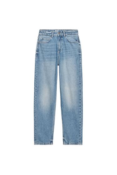 Zara Z.01 HIGH WAIST COMFORT MOM FIT JEANS - Mid-blue