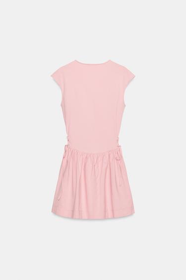 SHORT COMBINED DRESS - Pink by Zara - Image 5