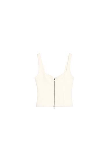 ZIP-UP INTERLOCK TOP