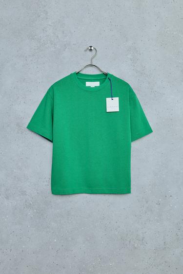 STORIESZ - HEAVYWEIGHT T-SHIRT — Green / Ecru 1
