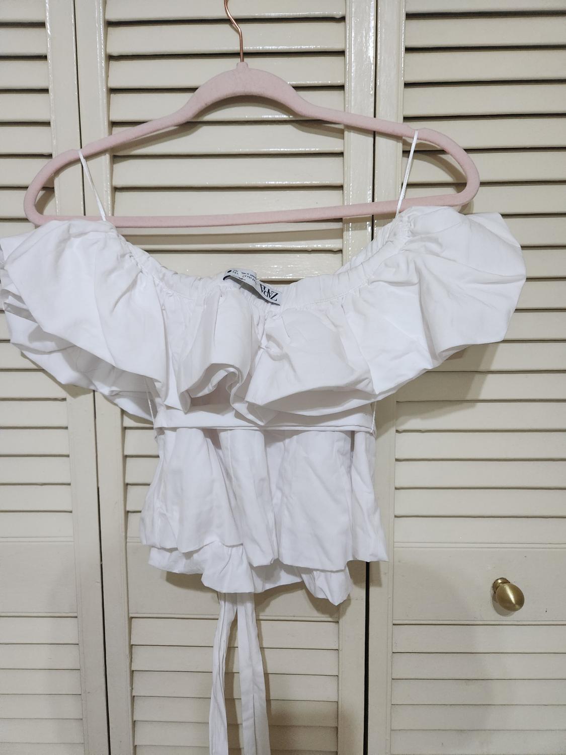 VOLUMINOUS POPLIN TOP - Image 3