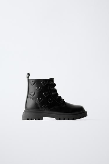 BOTA CORAZONES - Negro de Zara