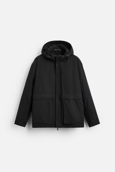 2-IN-1 DETACHABLE PARKA - Black by Zara