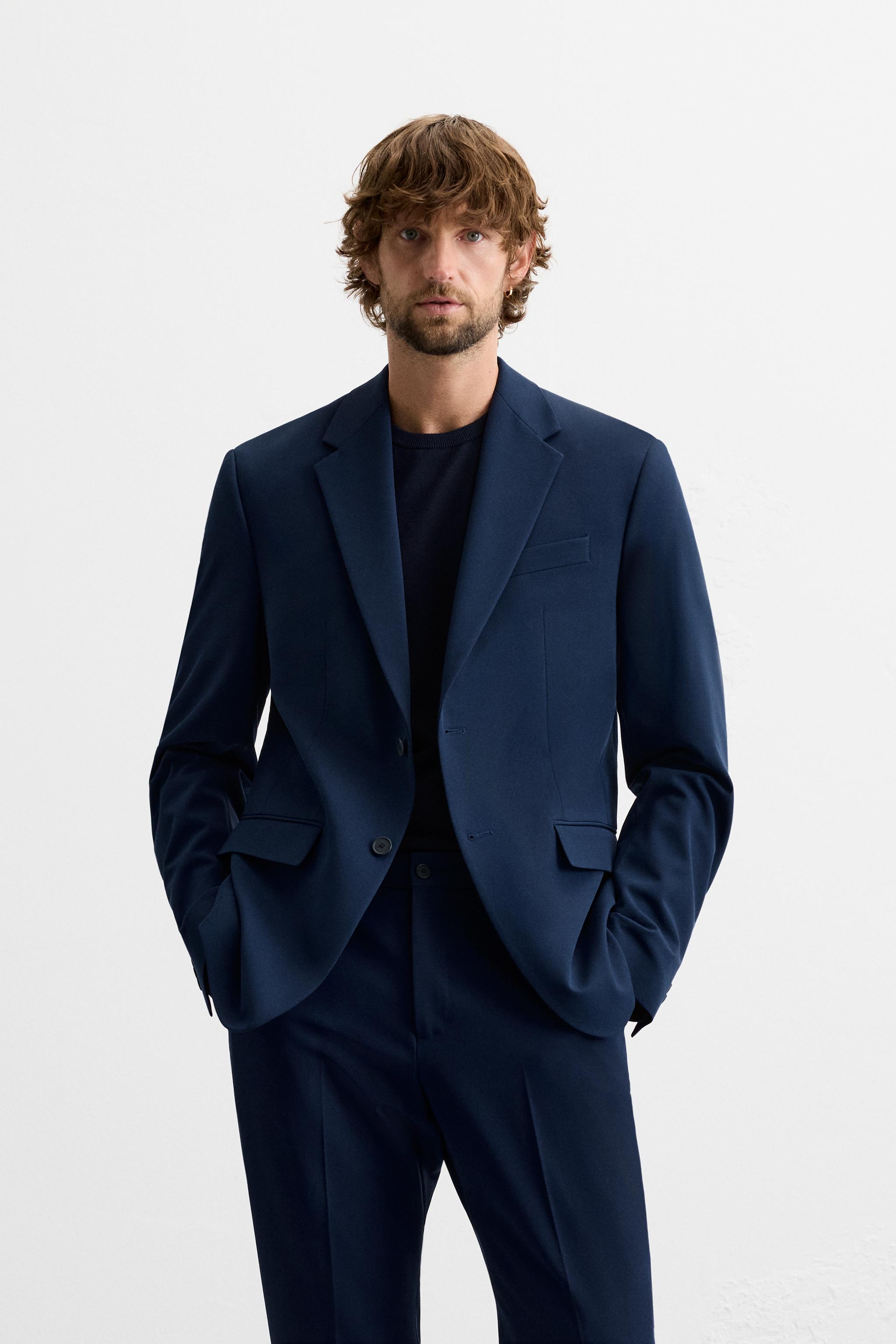 Men s Blue and Navy Blazers Explore our New Arrivals ZARA Canada