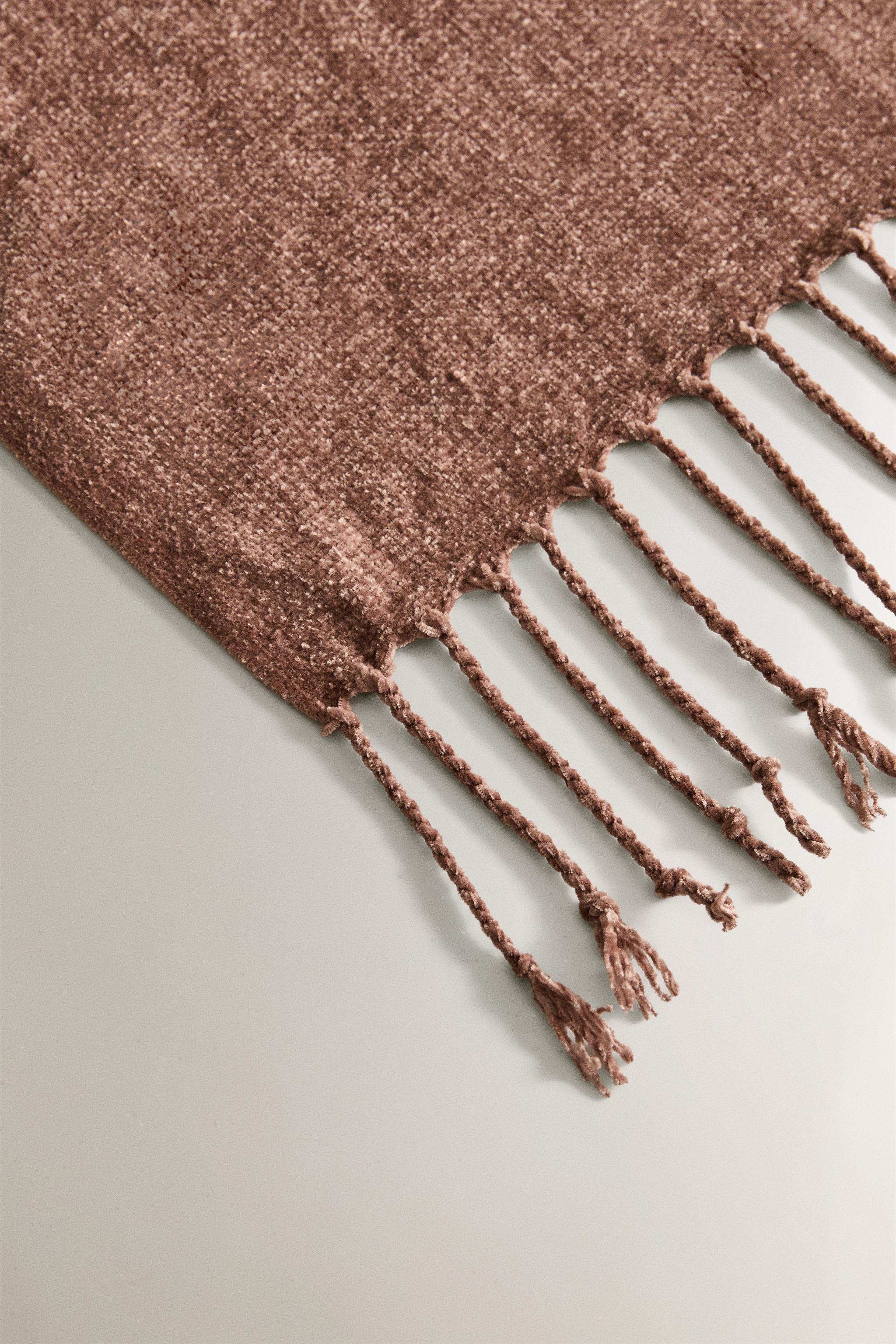 CHENILLE BLANKET — Pink
