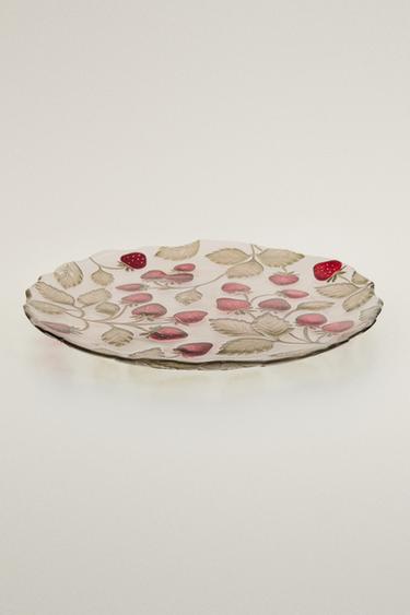 STRAWBERRY SERVICE PLATE — Red 2